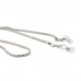 Αλυσίδα Γυαλιών Λεπτή Στρογγυλή Ασημί