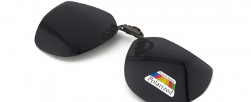 Clip On Flip Up Cat Eye Gray