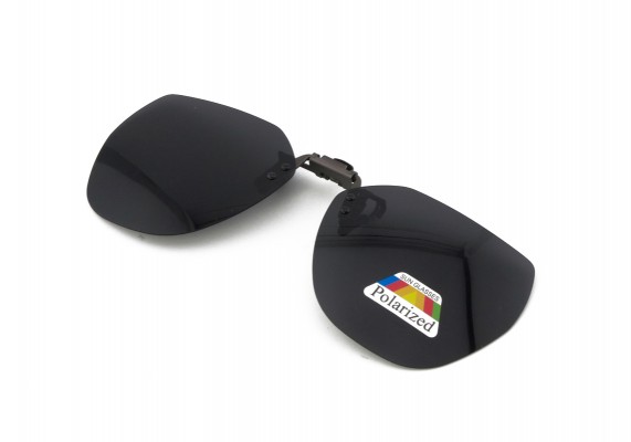 Clip On Flip Up Cat Eye Gray