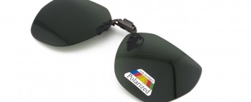 Clip On Flip Up Cat Eye Green