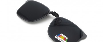 Clip On Flip Up Square Gray