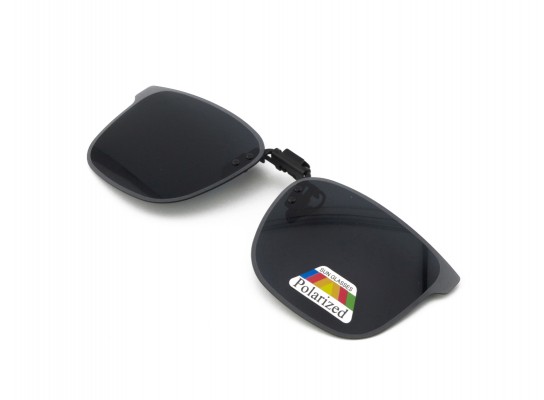 Clip On Flip Up Square Gray