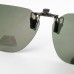 Clip On Flip Up Cat Eye Green