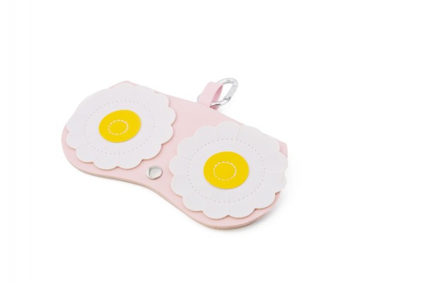 Κρεμαστή Θήκη Γυαλιών Ροζ Cute Portable 