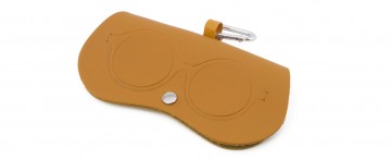 Κρεμαστή Θήκη Γυαλιών Καφέ Cute Portable 