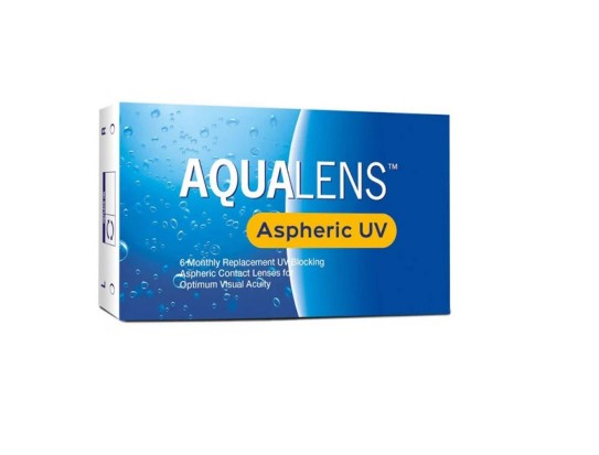 AQUALENS ASPHERIC UV Μηνιαίοι Φακοί 6 Φακοί