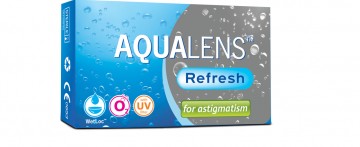 AQUALENS REFRESH FOR ASTIGMATISM Μηνιαίοι Φακοί Αστιγματισμού 3 Φακοί