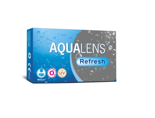 AQUALENS REFRESH Μηνιαίοι Φακοί 3 Φακοί