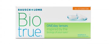 BAUSCH+LOMB BIOTRUE ONE DAY FOR ASTIGMATISM Φακοί Ημερήσιοι Αστιγματισμού 30 Φακοί