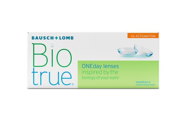 BAUSCH+LOMB BIOTRUE ONE DAY FOR ASTIGMATISM Φακοί Ημερήσιοι Αστιγματισμού 30 Φακοί