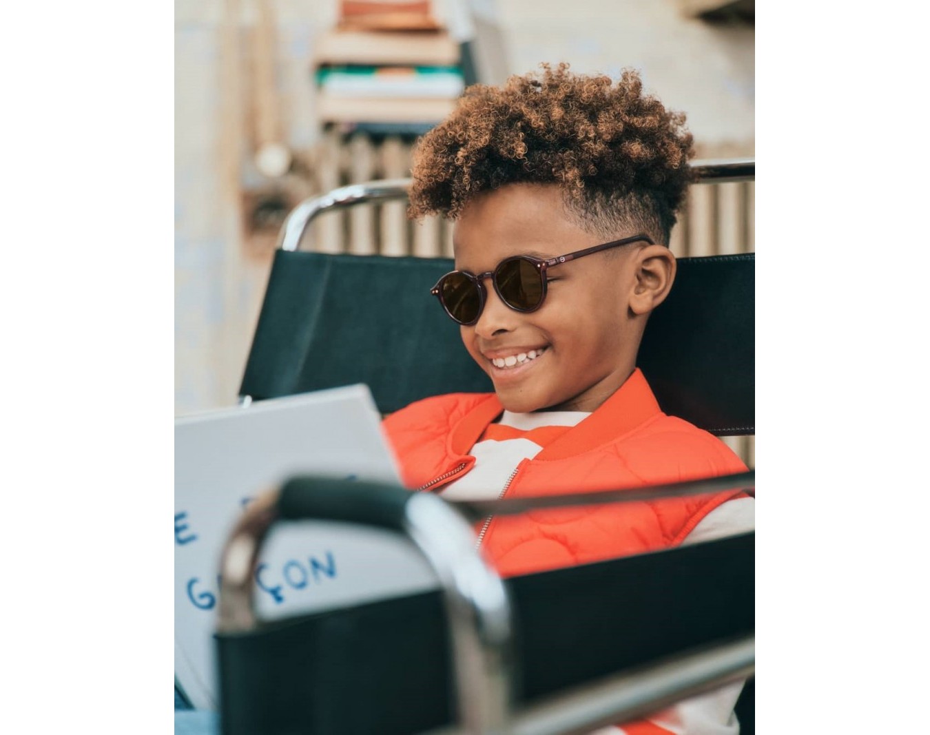 IZIPIZI SUN JUNIOR D CHAPTERS COLLECTION 5-10Y OLD LEATHER