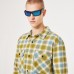 OAKLEY 90S PLAID LS SHIRT FOA407127 9VX PACIFIC/MIST/SULFID CHECK
