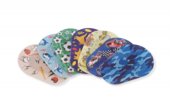 YOJO Αυτοκόλλητα Οφθαλμικά Επιθέματα 5τμχ Διάφορα σχέδια Small 7.50 x 5.0cm Αγόρι