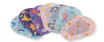 YOJO Αυτοκόλλητα Οφθαλμικά Επιθέματα 5τμχ Διάφορα σχέδια Small 7.50 x 5.0cm Κορίτσι