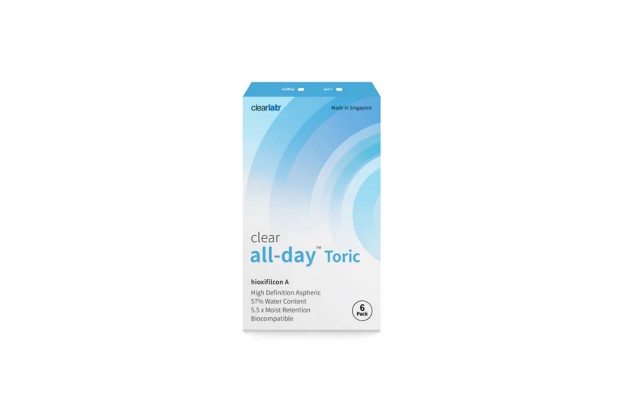 Clearall Day Toric Μηνιαίοι Φακοί Αστιγματισμού 6 Pack
