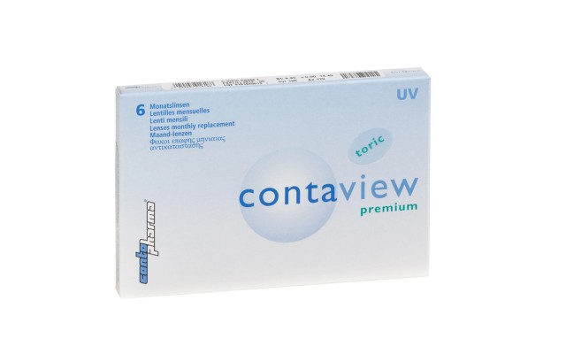 Contaview Premium Toric UV Φακοί Αστιγματισμού 6 Pack