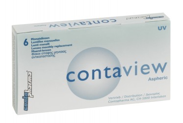 Contaview Aspheric UV Μηνιαίοι Φακοί 6 Pack