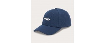 OAKLEY 912209 6EX 6 PANEL STRETCH METALLIC HAT ABYSS/WHITE