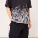 OAKLEY FGL OVERSPRAY TEE 6.0 FOA408800 00G BLACK PRINT