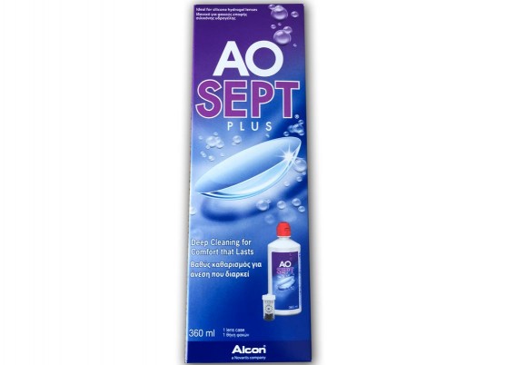 ALCON AOSEPT PLUS 360ml Υγρό Φακών Επαφής