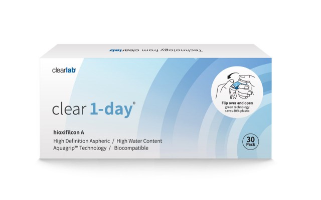 CLEAR 1 DAY Ημερήσιοι φακοί επαφής μυωπίας, υπερμετρωπίας 30 φακοί