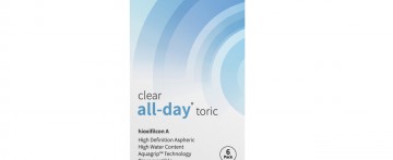 CLEAR ALL DAY TORIC Μηνιαίοι φακοί επαφής αστιγματισμού 6 φακοί