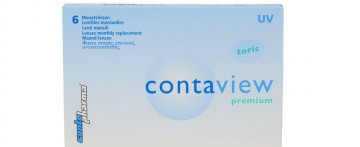 CONTAVIEW PREMIUM TORIC UV Μηνιαίοι φακοί επαφής αστιγματισμού 6 φακοί