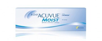 ACUVUE MOIST μυωπίας και υπερμετρωπίας ημερήσιοι 30 τμχ