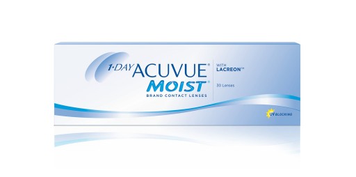 ACUVUE MOIST μυωπίας και υπερμετρωπίας ημερήσιοι 30 τμχ
