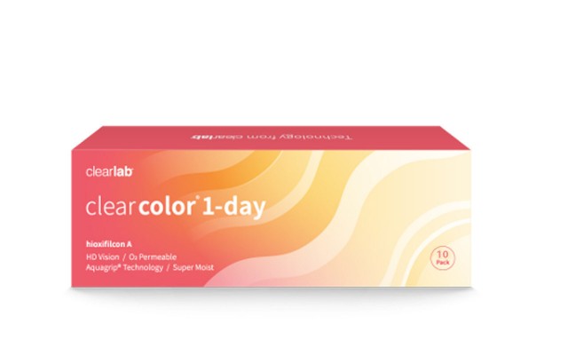 CLEAR COLOR 1 DAY Ημερήσιοι έγχρωμοι φακοί 10 φακοί