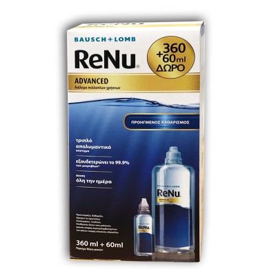 Bausch & Lomb Renu Advanced 360ml + 60ml Δώρο