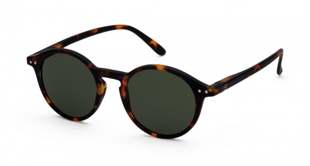 IZIPIZI SUN D TORTOISE GREEN LENSES
