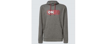 OAKLEY LOCKED IN B1B PO HOODIE FOA403683-27B NEW ATHLETIC GREY