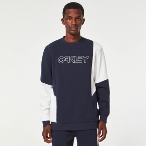 OAKLEY THROWBACK CREW SWEATSHIRT F0A403677-6AC FATHOM