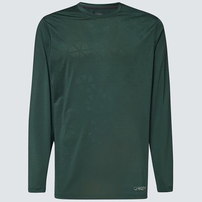 OAKLEY FOA403120-7BC BERM LS JERSEY HUNTER GREEN