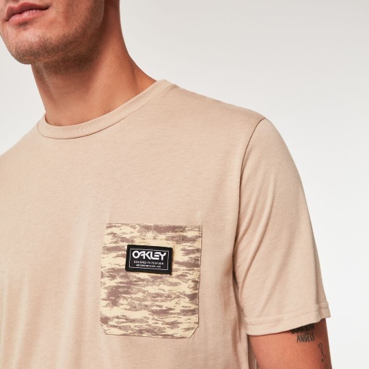 OAKLEY FOA403729-31R CLASSIC B1B POCKET TEE HUMUS