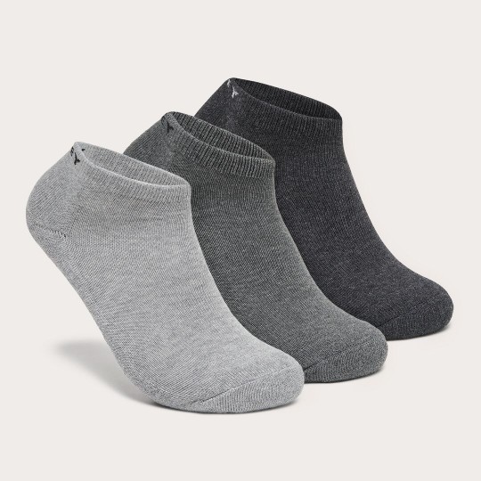 OAKLEY SHORT SOLID SOCKS FOS900351 29A Αθλητικές Κάλτσες Γκρι 3 ζεύγη