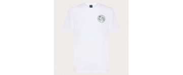 OAKLEY FOA405467 100 RINGS MOUNTAIN TEE Ανδρικό T-Shirt Κοντομάνικο Λευκό