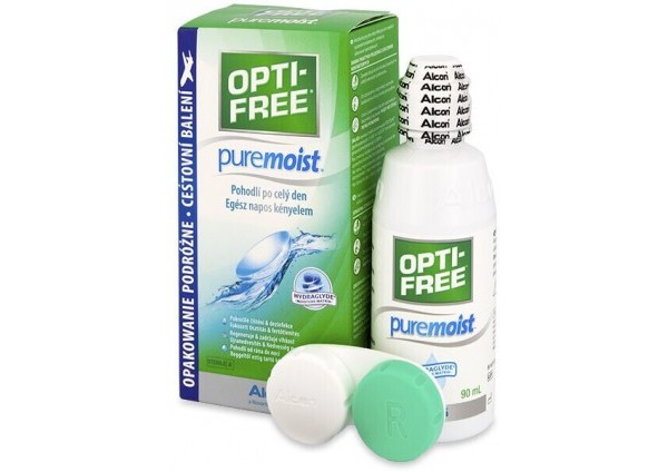 OPTIFREE PUREMOIST 90ml TRAVEL PACK Υγρό Φακών Επαφής