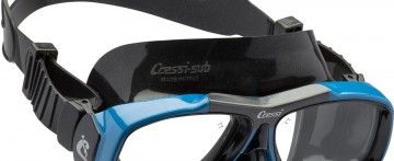 CRESSI FOCUS MASK BLACK/BLUE Καταδυτική Μάσκα Μαύρο/Μπλέ