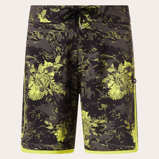 OAKLEY FOA405402 9ZF PALM FLORALS RC 19'' BOARDSHORT Ανδρικό Μαγιό Σορτς Μαύρο Κίτρινο
