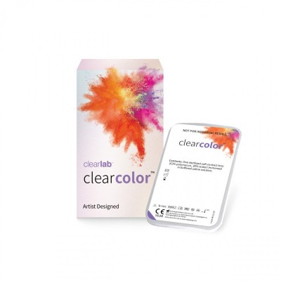 CLEAR COLOR  Μηνιαίοι έγχρωμοι φακοί 2 φακοί