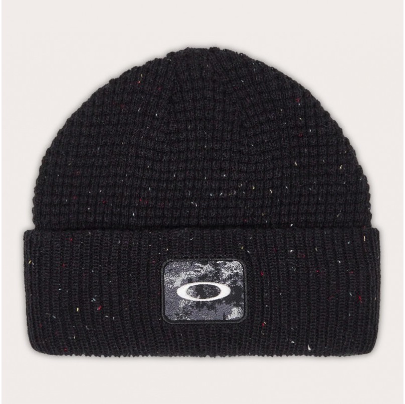 OAKLEY ELLIPSE PATCH WAFFLE BEANIE FOS901658 02E Unisex Σκούφος Μαύρος