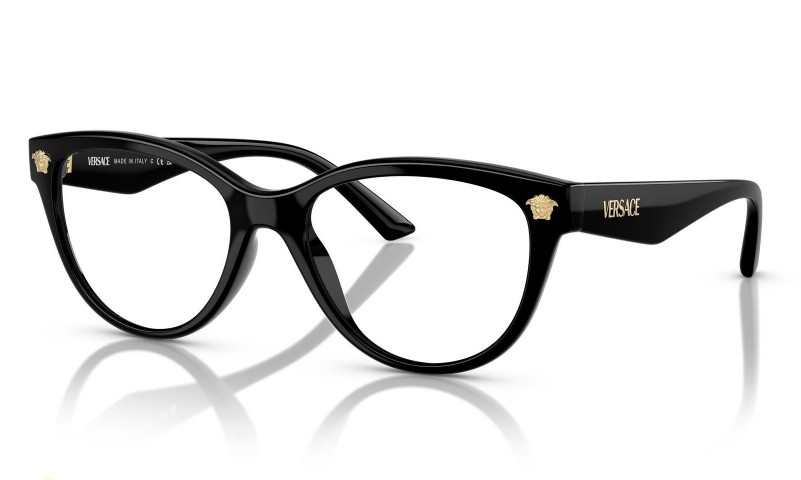 VERSACE 3365-U GB1 Κοκάλινα Μαύρα