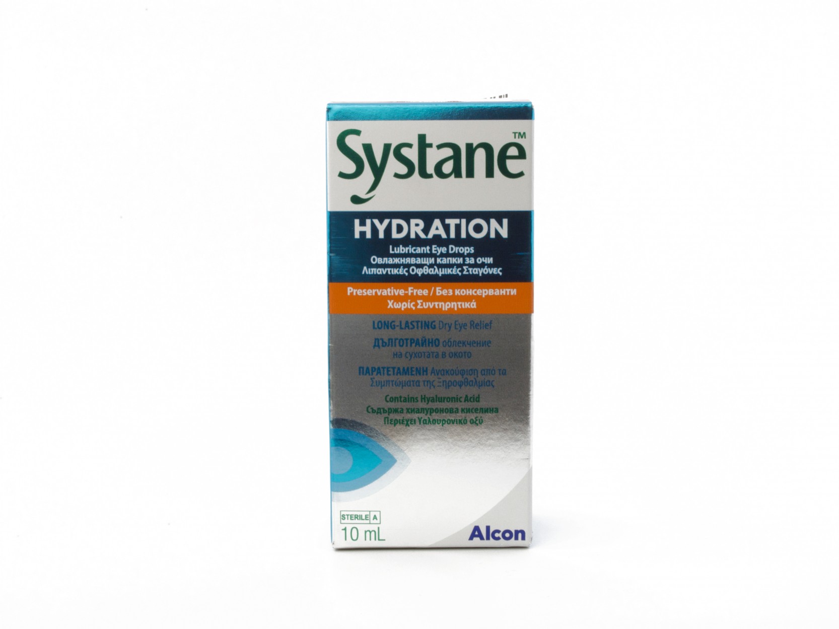 Systane Hydration Οφθαλμικές Σταγόνες με Υαλουρονικό για Ξηροφλαμία 10ml